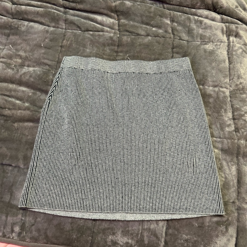 Silver Mini Pencil Skirt for Night Out